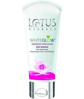 Lotus Herbals Whiteglow Advanced Pink Glow Face Mask Saxifraga Extract 100g (Pack of 1)