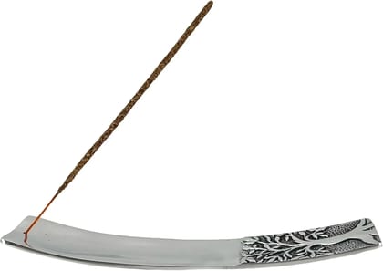 Silver Long Tree Stand Incense Stick Holder Aluminium Incense Holder Silver Long Tree Stand Incense Stick Holder Aluminium Incense Holder