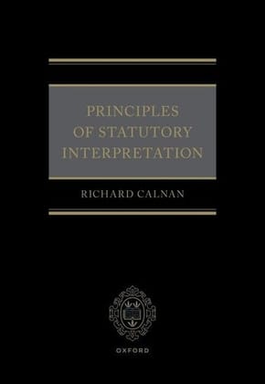 Principles of Statutory Interpretation 2023