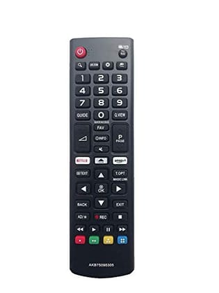 EHOP Compatible AKB75095307 AKB75095305 LG Remote Control for LED LCD 4K UHD Smart TV with Amazon Netflix Functions