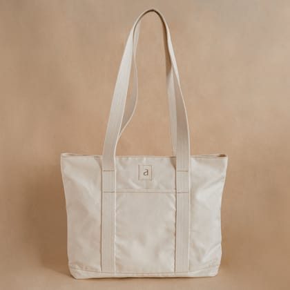 The Everyday Tote-Regular / Cotton Canvas - Natural