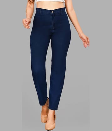 EVYAVAN ENTERPRISE - Navy Blue Denim Regular Fit Women's Jeans ( Pack of 1 )