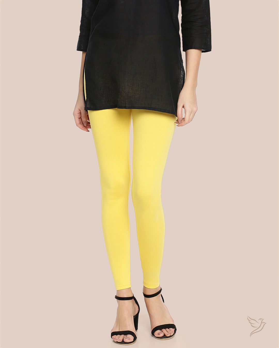 Cotton Ankle Legging - Busy Bee-S / Busy Bee