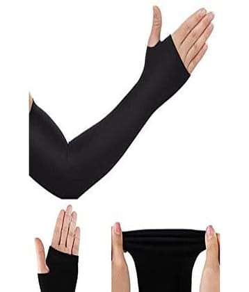 D1 DIFFERENT ONE Black Polyester Men's UV Protection Gloves ( Pack of 1 )