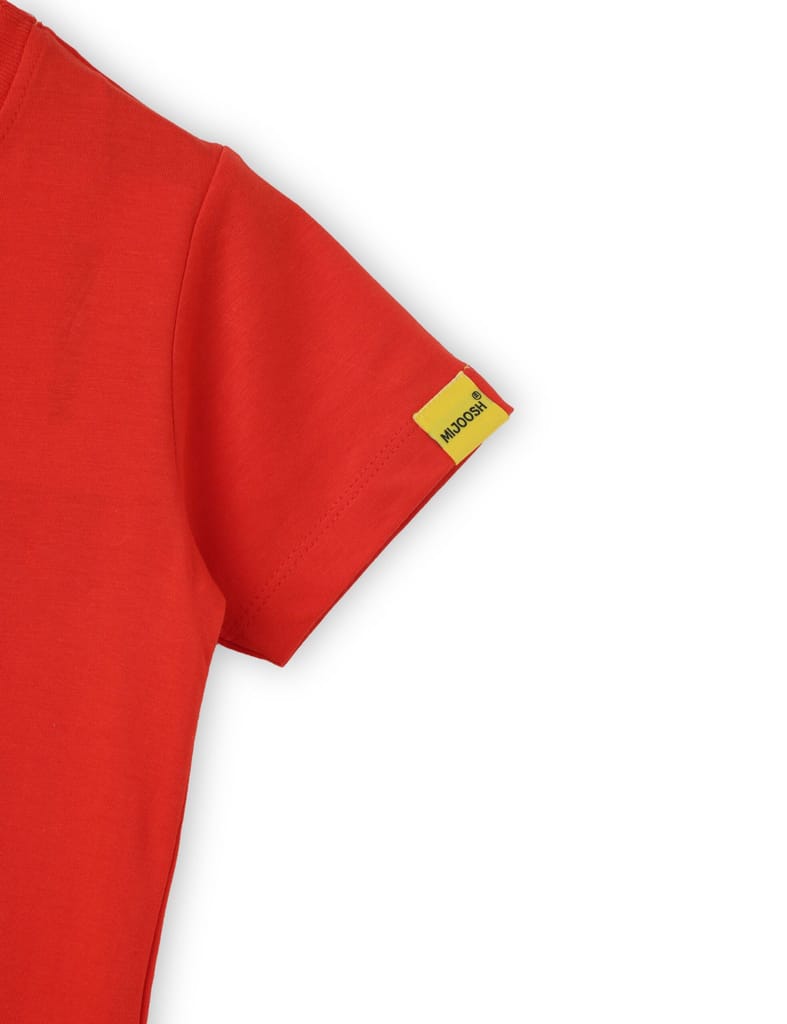 Modern Kids Boys T shirt Cotton Fiery Red Joystick 2025 at ShopCircuit | ONDC