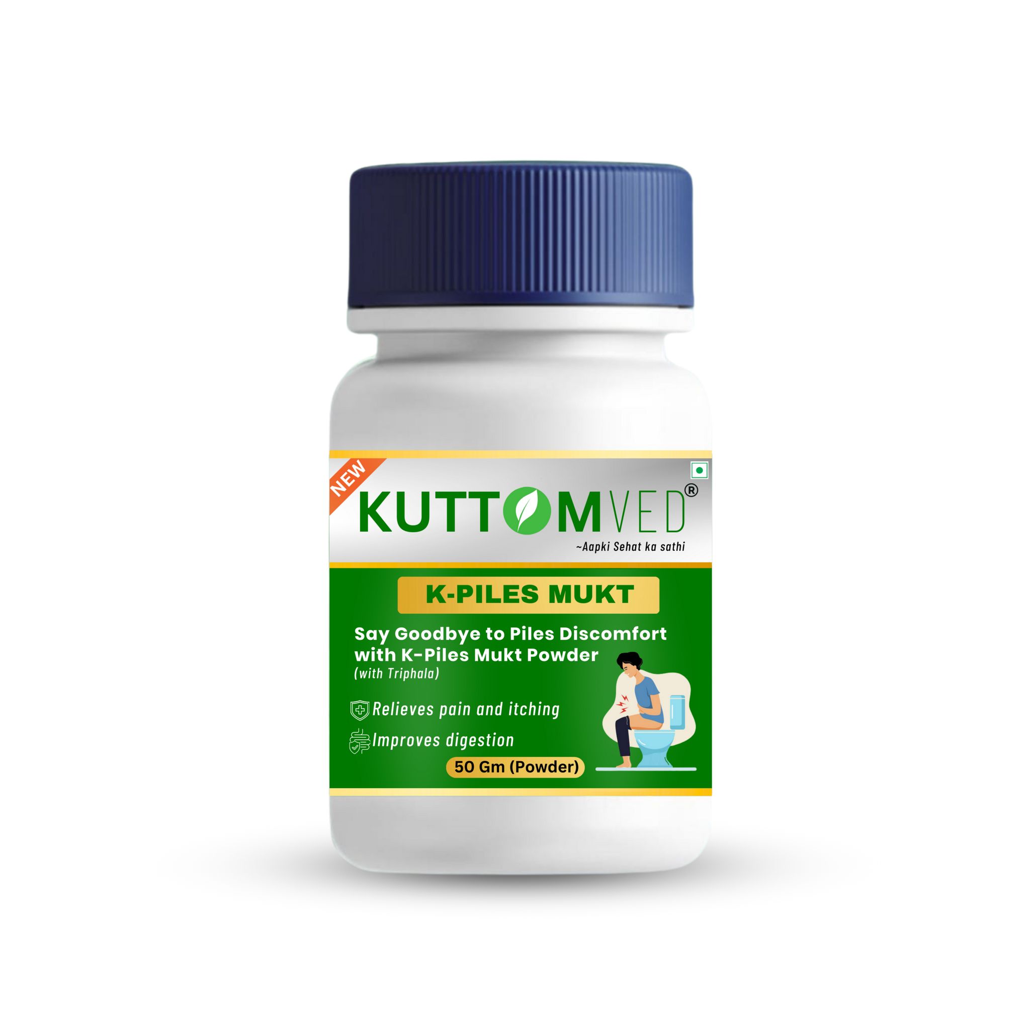 Kuttomved Piles Care Ayurvedic Powder | K-PILES MUKT