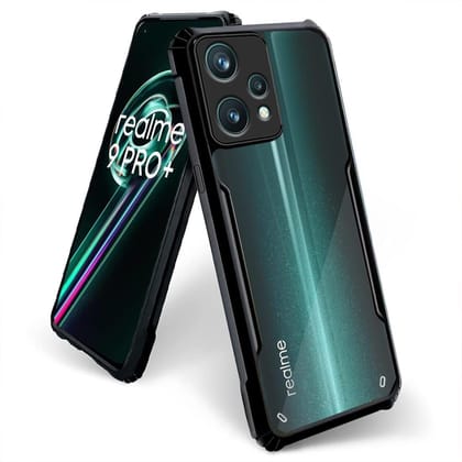 PLUGTECH Slim Shockproof Case | Matte Black Soft | Drop Protection | Precise Cutouts | Premium Mobile Cover for Realme 9 ProPlus PLUGTECH Slim Shockproof Case | Matte Black Soft | Drop Protection | Precise Cutouts | Premium Mobile Cover for Realme 9 ProPlus