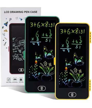 Writing Tablet Pencil Case for Kids – 2 in 1 LCD Digital Slate for Kids, E-Note Pad, Pencil Box for Kids, Doodle Writing Board for School Going Kids, Educational Toys for Kids (Pack of 1)