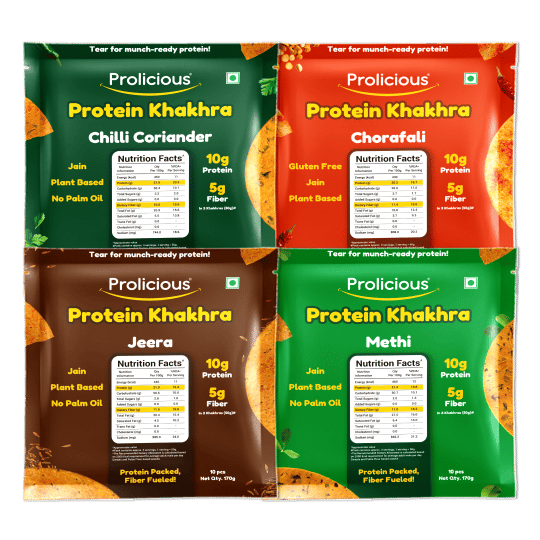Jain Khakhra Combo | Pack of 4 Jain Khakhra Combo | Pack of 4 - Pack of 4