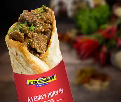 Double Mutton Bhuna Frankie Roll