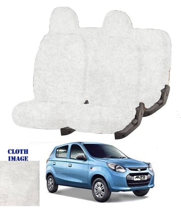 Maruti Alto White 5 Seater Car Seat Cover