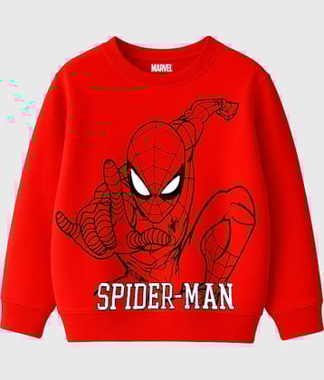 Kuchipoo Pack of 1 Boys Fleece Sweatshirt ( Red )