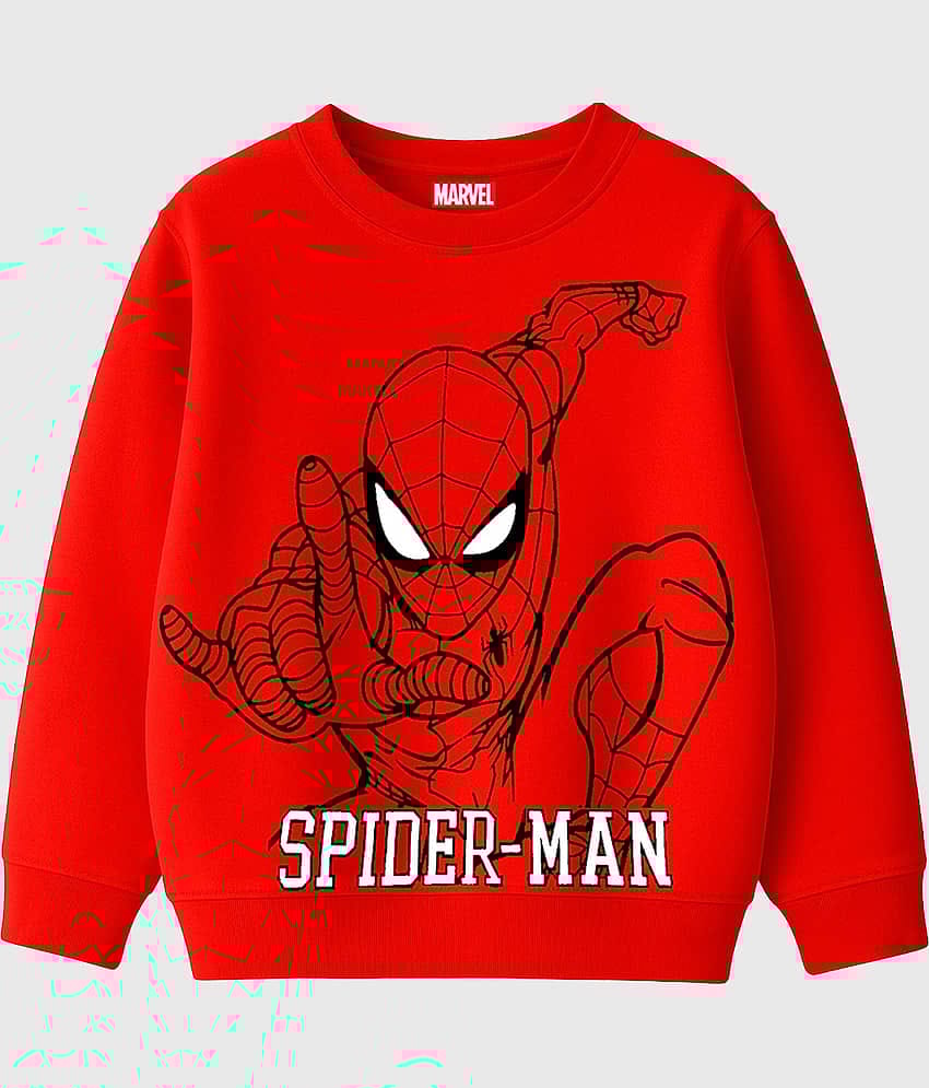 Kuchipoo Pack of 1 Boys Fleece Sweatshirt ( Red )