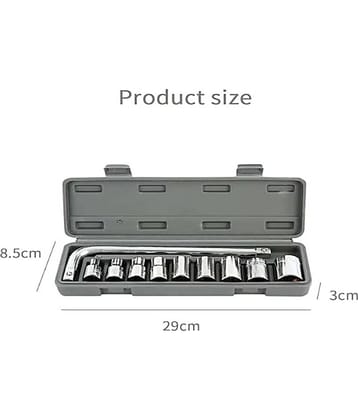 RAVARIYA GRAPHIC Socket Set Set of 10 Pc