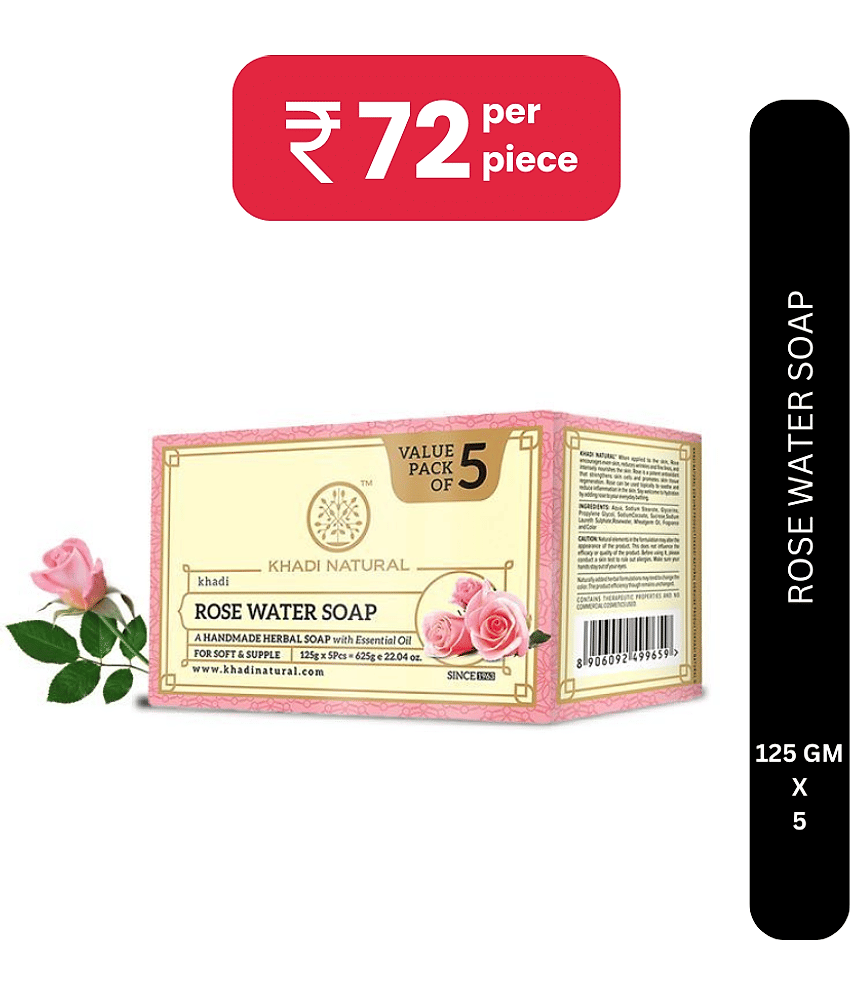 khadi natural Freshness Soap for All Skin Type ( Pack of 5 )