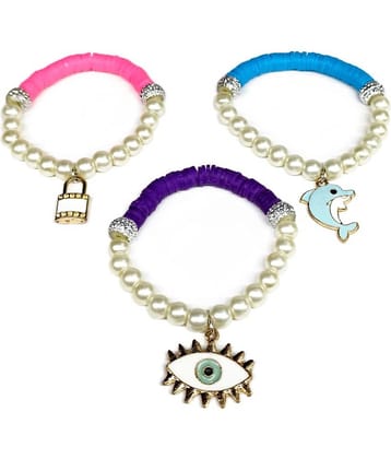 DAIVYA WELLNESS - Multicolor Bracelet ( Pack of 3 )