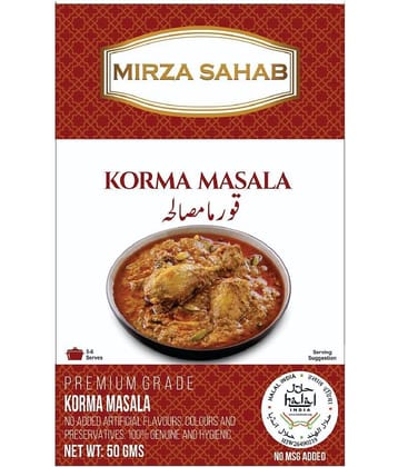 Mirza Sahab Korma Masala Instant Mix 50 gm Pack of 4