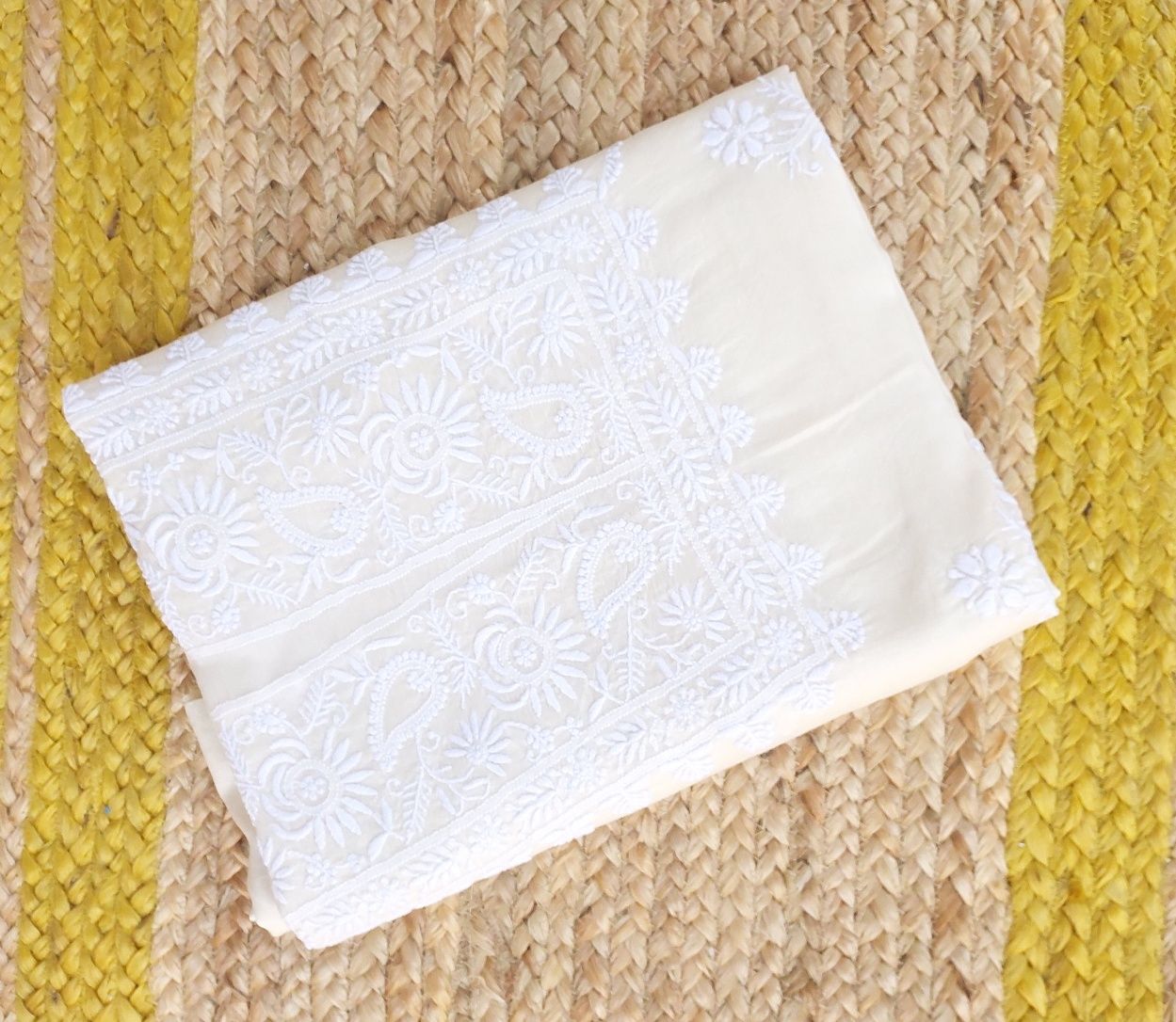 Chanderi Suit – Peach