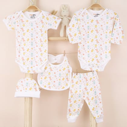 Baby Essential Gift Set | Baby Clothing Gift Combo | Pack of 5 | Tweet