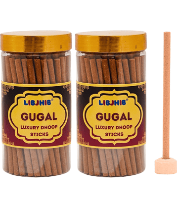 Libjhib Incense Dhoop Sticks Guggal 120 gm ( Pack of 2 )