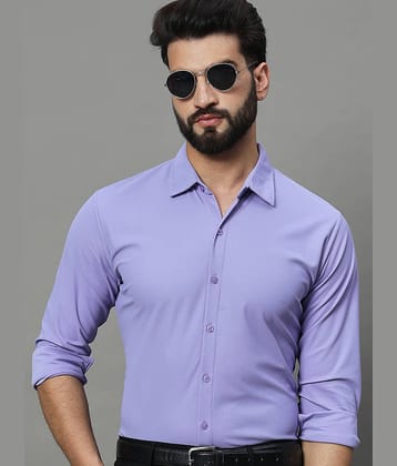 renuovo Polyester Regular Fit Solids Full Sleeves Men's Casual Shirt - Sea Green ( Pack of 1 )