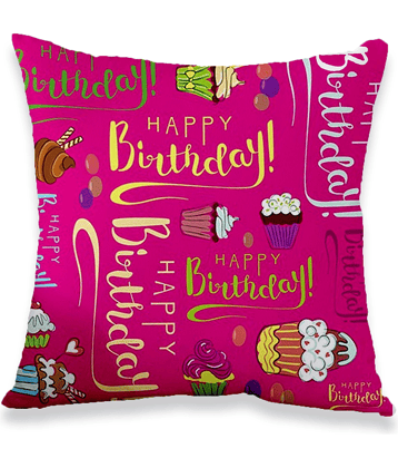 Ros - Multicolor Nylon Gifting Printed Cushion