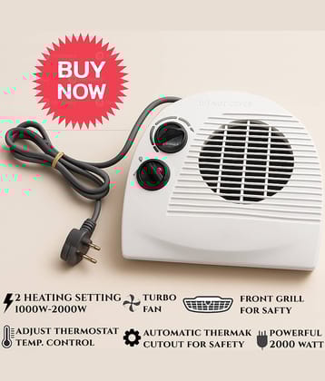 Malaikah Micro Room Heater Multicolor Fan Heater