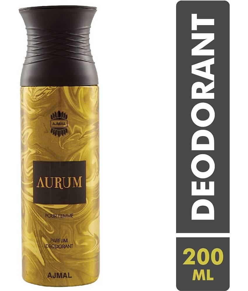 Ajmal Aurum Perfume Deodorant 200ml Body Spray Gift For Women Pack Of 1