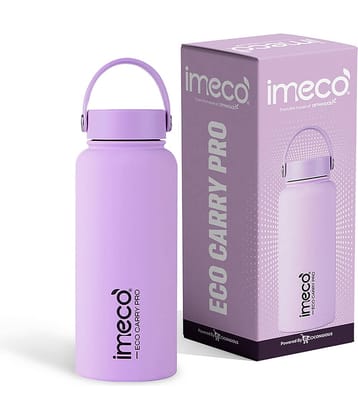 IMECO ECO CARRY PRO Stainless Steel Water Bottle | Purple Stainless Steel Water Bottle 1000 mL ( Set of 1 )
