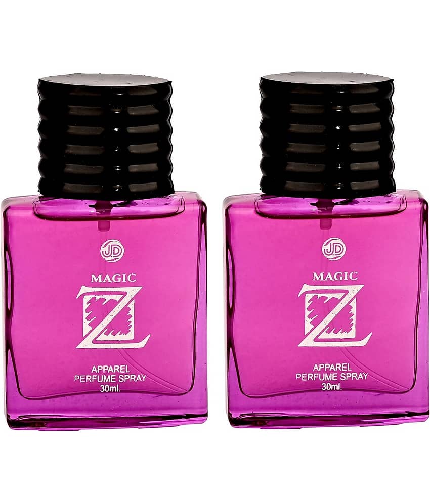 JD INTERNATIONAL MAGIC Z Apparel Perfume For Men & Women Exquisite LongPerfume 30 ml (Pack of 2)