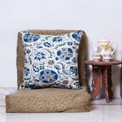 Icey Blue Cushion Cover-16x16