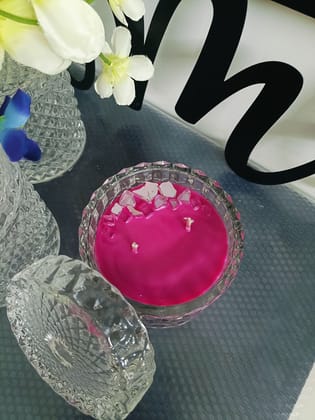 SHREE Scented Candles Luxury Glass Candy Jar Candle ( Big )