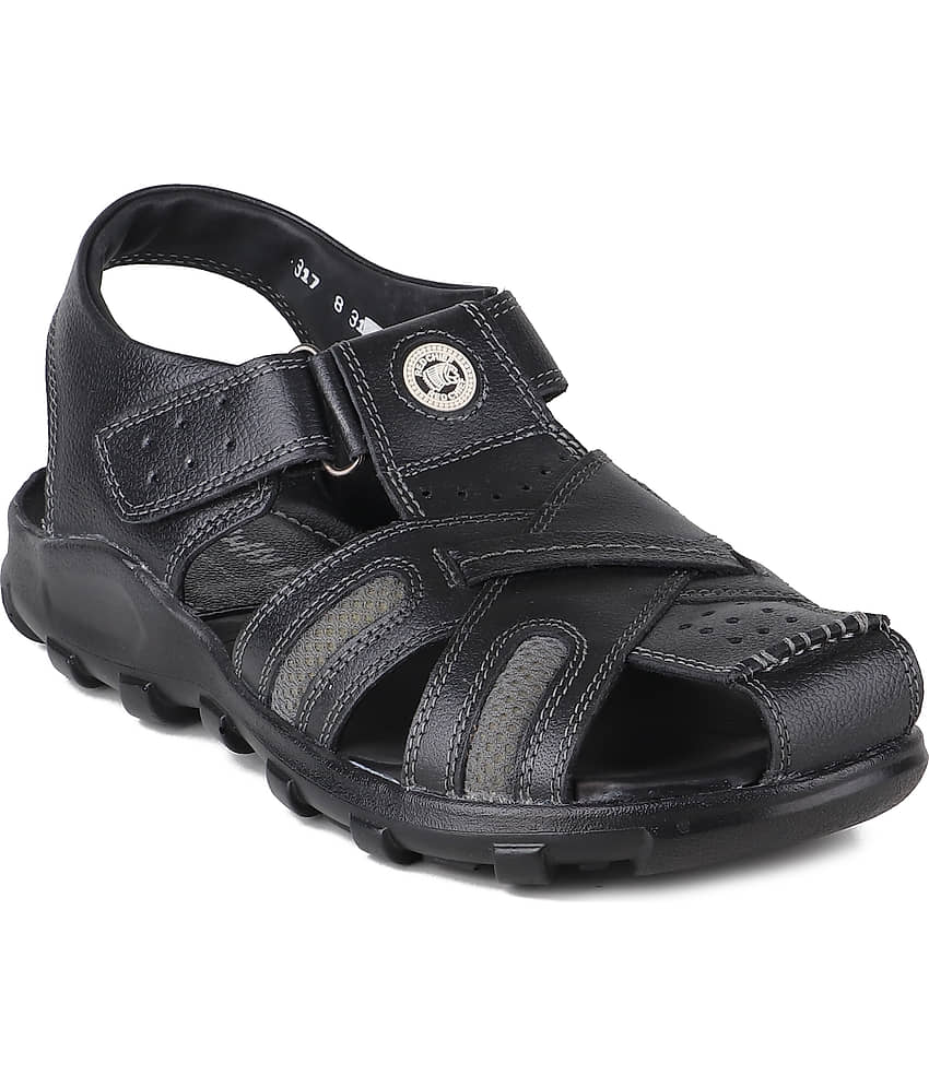 Red Chief - Black Men's Sandals