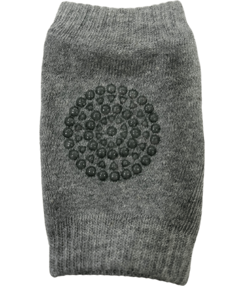 YESKART - Light Grey Cotton Baby Knee Pad ( Pair of 1 )