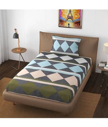 Apala Microfiber Single Bedsheet ( Multicolor )