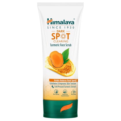 Himalaya Wellness Company Dark Spot Clearing Turmeric Face Scrub | Organically Sourced Turmeric | Reduce Dark Spots In 7 Days | Gives Radiant Skin | 100G