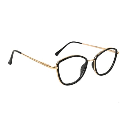 TERRY & CO Zero Power Blue Cut Eyeglasses | Metal Frame | Anti-Reflective, UV Protection, Lightweight | Spring Hinges | Unisex