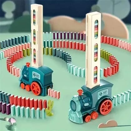 Train Toy Domino Set for Kids – BPA-Free Plastic with Sound Effectsassorted colour