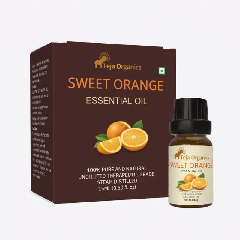 Sweet Orange Essential Oil 15ml | Juicy, citrusy, sweet aroma | Skin/face/nail/hair care |  Moisturizing, Nourishing, Reduce dark spots, Reduce acne, Spot acne treatment, Anti-ageing | Aromatherapy