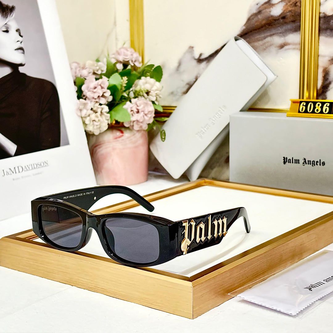 Palm Angels Premium Luxury 6086 Wayfarers-Black