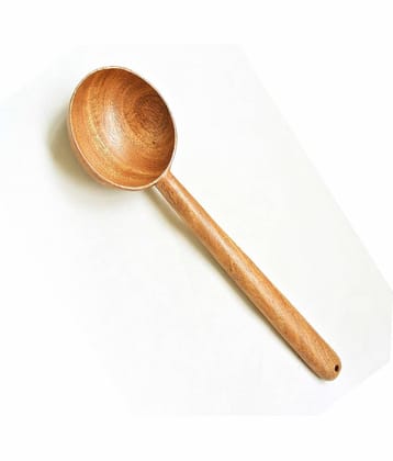 Agri Club Neem Wood Dal Serving Spoon Big Size pack of 1