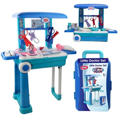 Premium Doctor Set Trolley Little Doctor Kids Toy (1 Set)