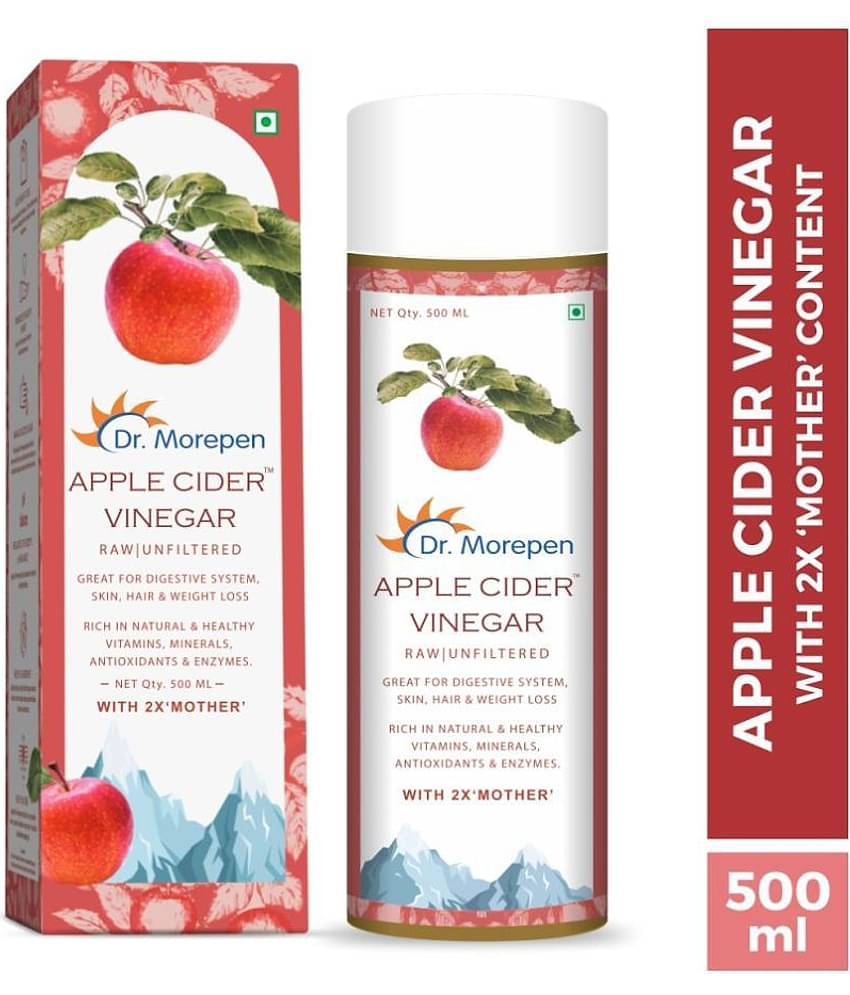 Dr. Morepen Apple Cider Vinegar with Vitamins & Minerals Helps in Weight Loss (500 ml)