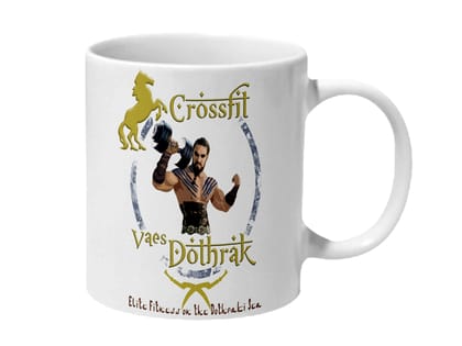 Multicolor Game Of Thrones Drogo Crossfit Dothrak Ceramic Mug
