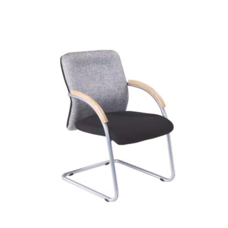 Evergreen - Seat & Back In Fabric, With Adjustable Handle, Cantilever Base In SS (CS-F01-V)