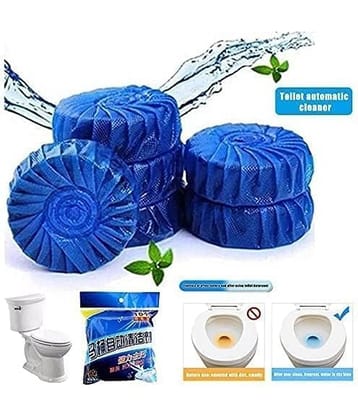SARVASHVA TRENDS (Pack 1 - 10pc) toilet cleaners tablets, toilet cleaners, toilet flush cleaner, toilet drainage cleaner, Toilet Cleaner Tablets – Blue Flush, Long-Lasting Freshness, Stain & Germ Removal, Deodorizing WC Cleaner Blocks
