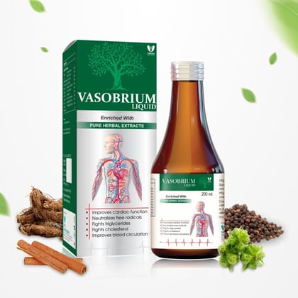 Vasobrium Syrup | 200 ML-Pack of 1