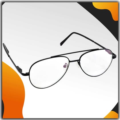 Hrinkar Metal Full Rim Aviator Spectacles Frames for Men & Women - HFRM19008
