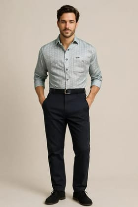 Satin Fine Printed Shirt #11930