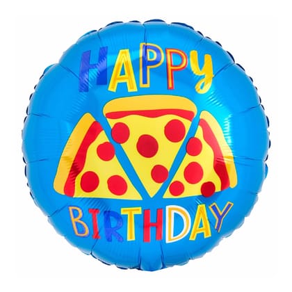 Happy Birthday Pizza Lovers Balloon 18 Inch